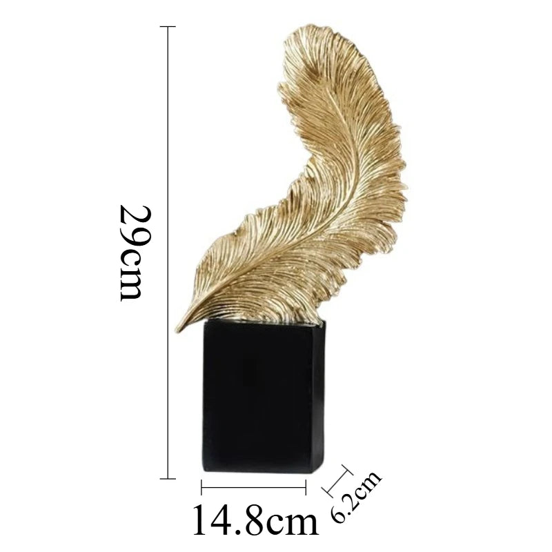 Modern Ornaments Luxury Interior Figurines Creative Desk Sculptures Aesthetic Living Room Decoration Bedroom Table Accessories